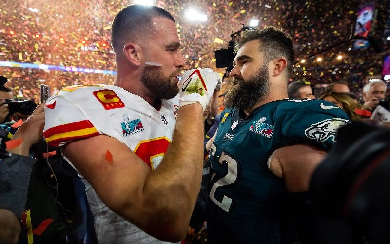 Jason and Travis Kelce Attend Fundraiser for a Fan who Died of Cancer