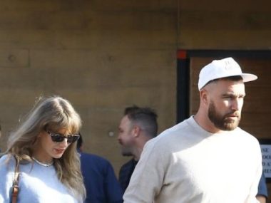 Swifties Celebrate Travis Kelce shooting his shot with Taylor Swift one year ago today