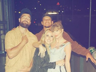 In new Taylor Swift photo, was Travis Kelce hinting at Brittany Mahomes’ pregnancy?