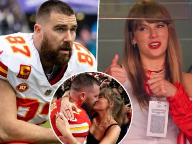 Travis Kelce shows Taylor Swift signs that he would be a good dad at Chiefs training camp