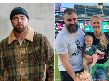 Jason Kelce Jokes Wife Kylie ‘Will Murder’ Him If He Lets Their Daughters Watch Travis Kelce in “Grotesquerie”