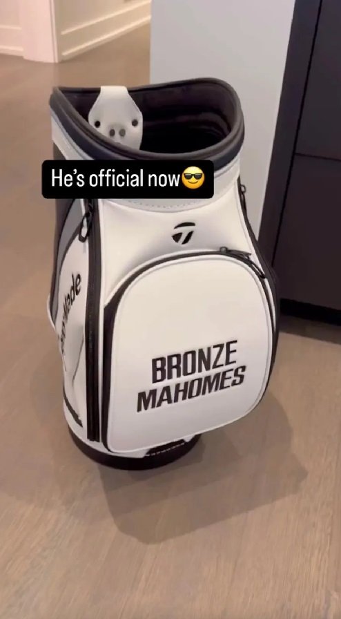 Pregnant Brittany Mahomes Marvels Over Son Bronze’s Custom Golf Set