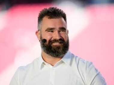 Fans Declare Jason Kelce Is Giving 'Big Girl Dad Energy' in Totally Unexpected New Collab