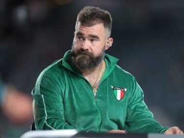 Jason Kelce reveals Chiefs surprise tailgate appearance ahead of covering brother Travis's game against Saints on ESPN