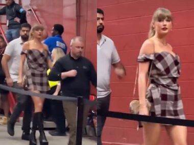 Taylor Swift and Travis Kelce kiss in front of her parents in intimate celebration after Chiefs win