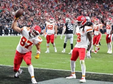 Travis Kelce Shares Rare Instagram Post After Big Win in Vegas and His First Touchdown of the Season