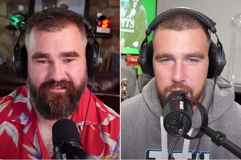 Travis and Jason Kelce announce exciting twist to the next New Heights podcast episode this week