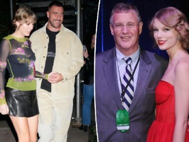 Taylor Swift's dad spills beans on Travis Kelce, her exes during flight