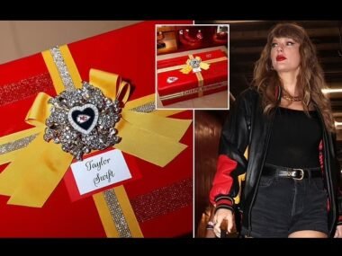 Travis Kelce's bosses send Taylor Swift special gift after NFL star's best game of the season