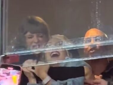 New footage shows concerned Taylor Swift consoling bestie Brittany after Patrick Mahomes' worrying injury