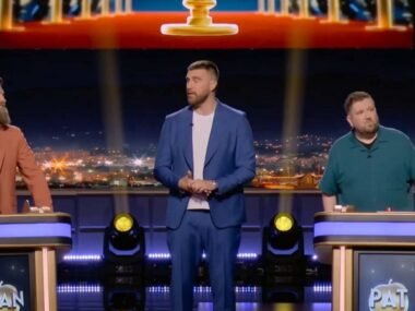 Travis Kelce Learns a Surprising Fact About Having Babies on ‘Are You Smarter Than a Celebrity?’