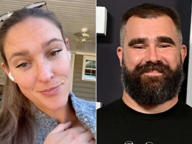 Jason Kelce reacts to Kylie Kelce criticizing his sex advice