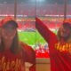 People accuse Randi Mahomes of 'cheapening Taylor Swift's image' by donning MAGA hat