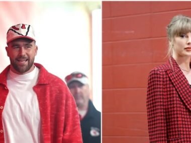 The Sneaky Way Taylor Swift Reportedly Visited Travis Kelce On The Set Of His Game Show