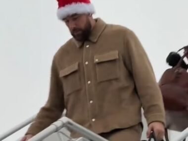 Travis Kelce lands in Pittsburgh with the Chiefs as NFL takes him away from Taylor Swift for Christmas Eve