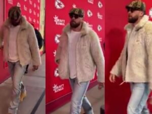 Jokes Are Pouring in About Travis Kelce’s Pregame Outfit for Chiefs-Texans