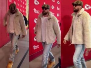 Jokes Are Pouring in About Travis Kelce’s Pregame Outfit for Chiefs-Texans