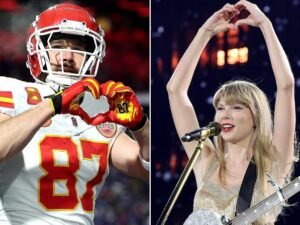 Taylor Swift’s support for Travis Kelce after his historic NFL game melts hearts