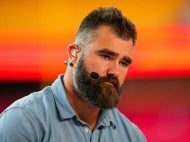 Jason Kelce red-faced as new TV show gets off to embarrassing start