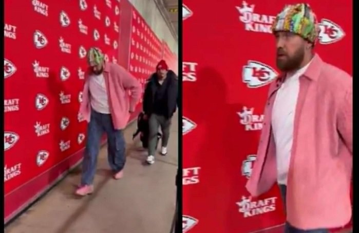 Travis Kelce Makes Another Cute Nod to Girlfriend Taylor Swift After Chiefs’ Playoff Win