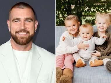 Travis Kelce reacts to the sweet way his nieces are supporting him for Super Bowl LIX