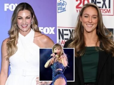 Kylie Kelce Reacts to Erin Andrews’ Strong Message on Taylor Swift