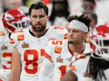 Travis Kelce’s Message to Patrick Mahomes During Super Bowl Loss Draws Attention