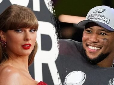 Eagles star Saquon Barkley's take on Super Bowl booing of Taylor Swift