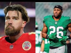 Travis Kelce calls out Eagles for loopholes in Saquon Barkley's new contract